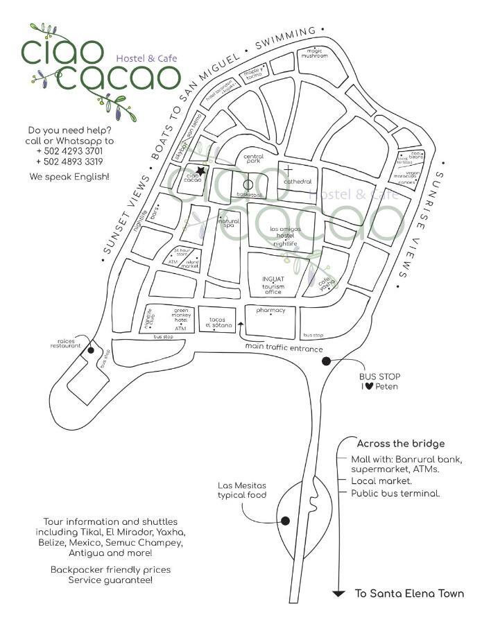 Ciao Cacao Hostel & Vegan Cafe Флорес Екстериор снимка